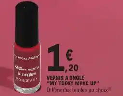 E.Leclerc Vernis a ongle my today make up aanbieding