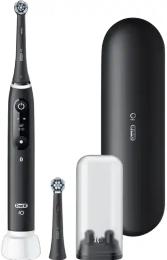 Coolblue Oral-B iO 6N Zwart + extra iO Gentle Care opzetborstel aanbieding