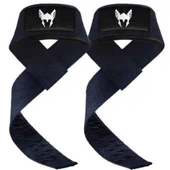 Decathlon Lifting Straps - Extra Grip - Powerlifting Straps - Deadlift Straps - Blauw aanbieding