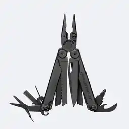 Decathlon Multitool Wave Plus Black 18-delig met schede - Zwart aanbieding