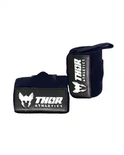 Decathlon Wrist Wraps - Polsbrace - Krachttraining - 60 cm - Blauw - Flexibel aanbieding