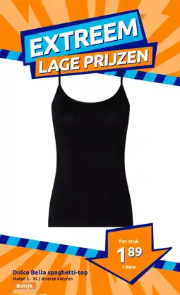 Action Dolce Bella spaghetti-top aanbieding