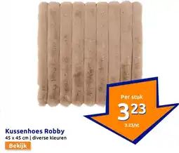 Action Kussenhoes Robby aanbieding