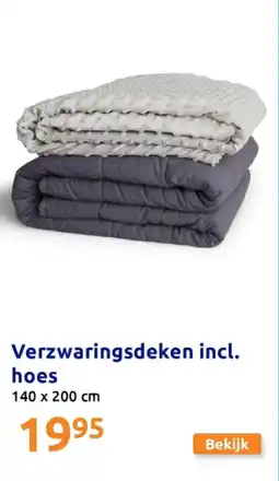 Action Verzwaringsdeken incl. hoes aanbieding
