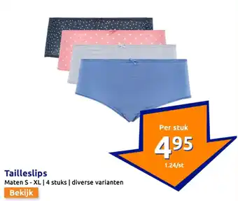 Action Tailleslips aanbieding