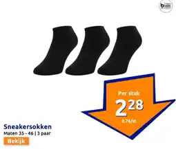 Action Sneakersokken aanbieding