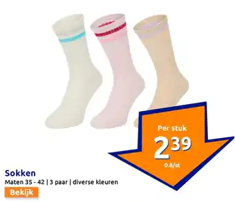 Action Sokken aanbieding