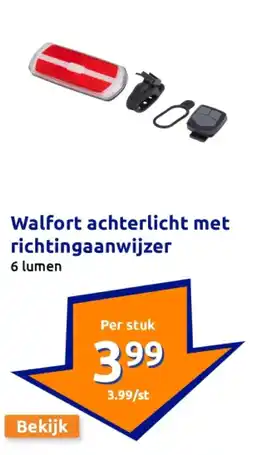 Action Walfort achterlicht met richtingaanwijzer aanbieding