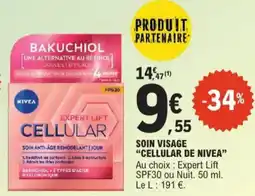 E.Leclerc Cellular de nivea soin visage aanbieding