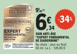 E.Leclerc Expert fondamental de diadermine soin anti-âge aanbieding