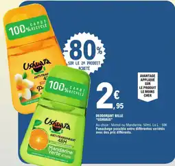 E.Leclerc Ushuaïa deodorant bille aanbieding