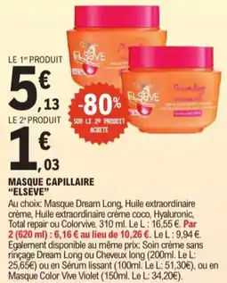 E.Leclerc Elseve masque capillaire aanbieding