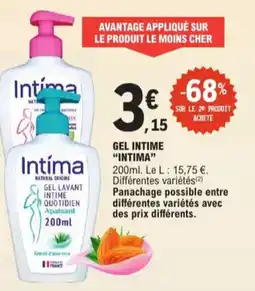 E.Leclerc Intima gel intime aanbieding