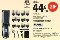 E.Leclerc Wahl tondeuse pour cheveux aanbieding