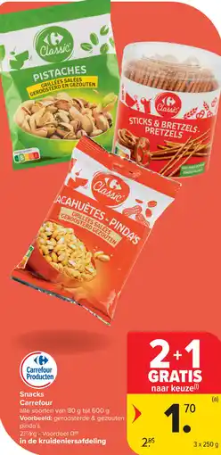 Carrefour Snacks Carrefour aanbieding