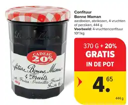 Carrefour Bonne Maman Confituur aanbieding