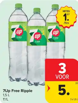 Carrefour 7Up Free Ripple aanbieding