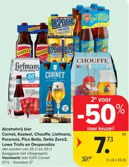 Carrefour Alcoholvrij bier aanbieding