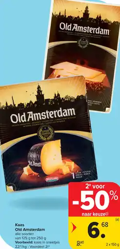 Carrefour Old Amsterdam kaas aanbieding