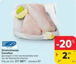 Carrefour Schelvishaasje Carrefour aanbieding