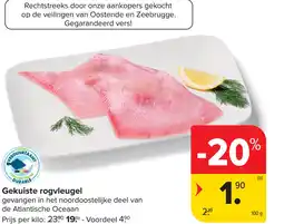 Carrefour Gekuiste rogvleugel aanbieding