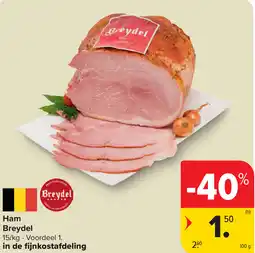 Carrefour Breydel ham aanbieding