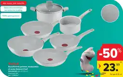Carrefour Tefal Assortiment pannen, kookpotten of woks Natural Chef aanbieding