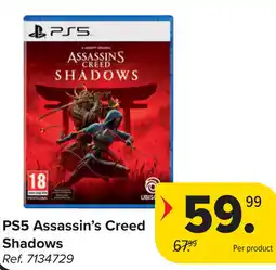 Carrefour PS5 Assassin's Creed Shadows aanbieding