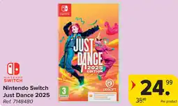 Carrefour Nintendo Switch Just Dance 2025 aanbieding