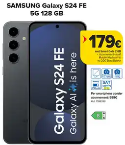 Carrefour SAMSUNG Galaxy S24 FE 5G 128 GB aanbieding