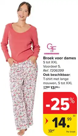 Carrefour Broek voor dames aanbieding