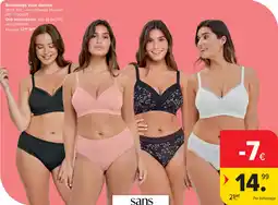 Carrefour Sans complexe Behatopje voor dames aanbieding