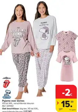 Carrefour Pyjama voor dames aanbieding