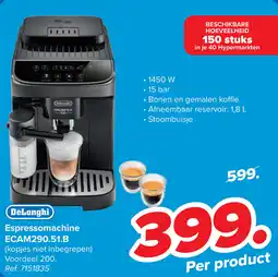 Carrefour DeLonghi Espressomachine ECAM290.51.B aanbieding