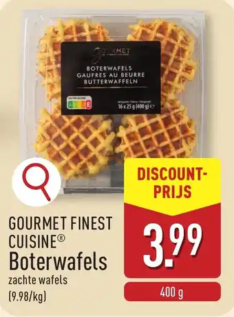 ALDI Gourmet Finest Cuisine Boterwafels aanbieding