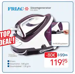 Eldi FRIAC Stoomgenerator STG 8002 aanbieding