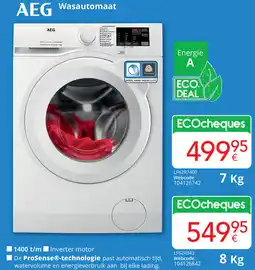 Eldi AEG Wasautomaat LF62R7400 aanbieding