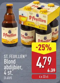 ALDI St. Feuillien Blond Abdijbier aanbieding