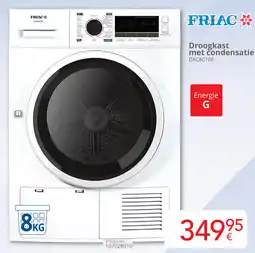 Eldi FRIAC Droogkast met condensatie DKC8010E aanbieding