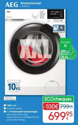 Eldi AEG Wasautomaat LR63R144 aanbieding
