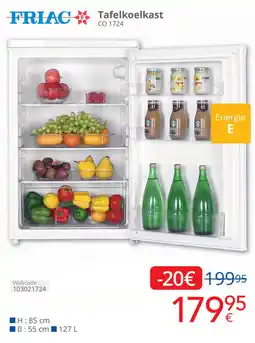 Eldi FRIAC Tafelkoelkast CO 1724 aanbieding