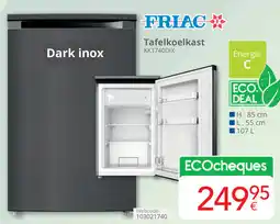 Eldi FRIAC Tafelkoelkast KK1740DIX aanbieding