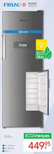 Eldi FRIAC Koeler CO3010 ID aanbieding