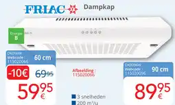 Eldi FRIAC Dampkap DK066W aanbieding