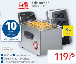 Eldi Fritel Frituurpan TURBO SF 4571 aanbieding
