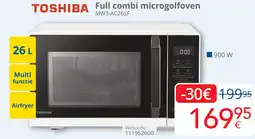 Eldi TOSHIBA Full combi microgolfoven MW3-AC26SF aanbieding