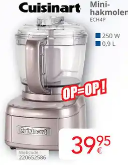 Eldi Cuisinart Mini-hakmolen ECH4P aanbieding
