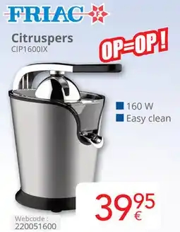 Eldi FRIAC Citruspers CIP1600IX aanbieding