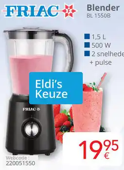 Eldi FRIAC Blender BL 1550B aanbieding