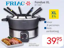 Eldi FRIAC Fondue XL EF 1007 aanbieding